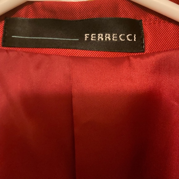 Ferrecci two piece, pants, jacket suit, Italian red - Picture 5 of 16